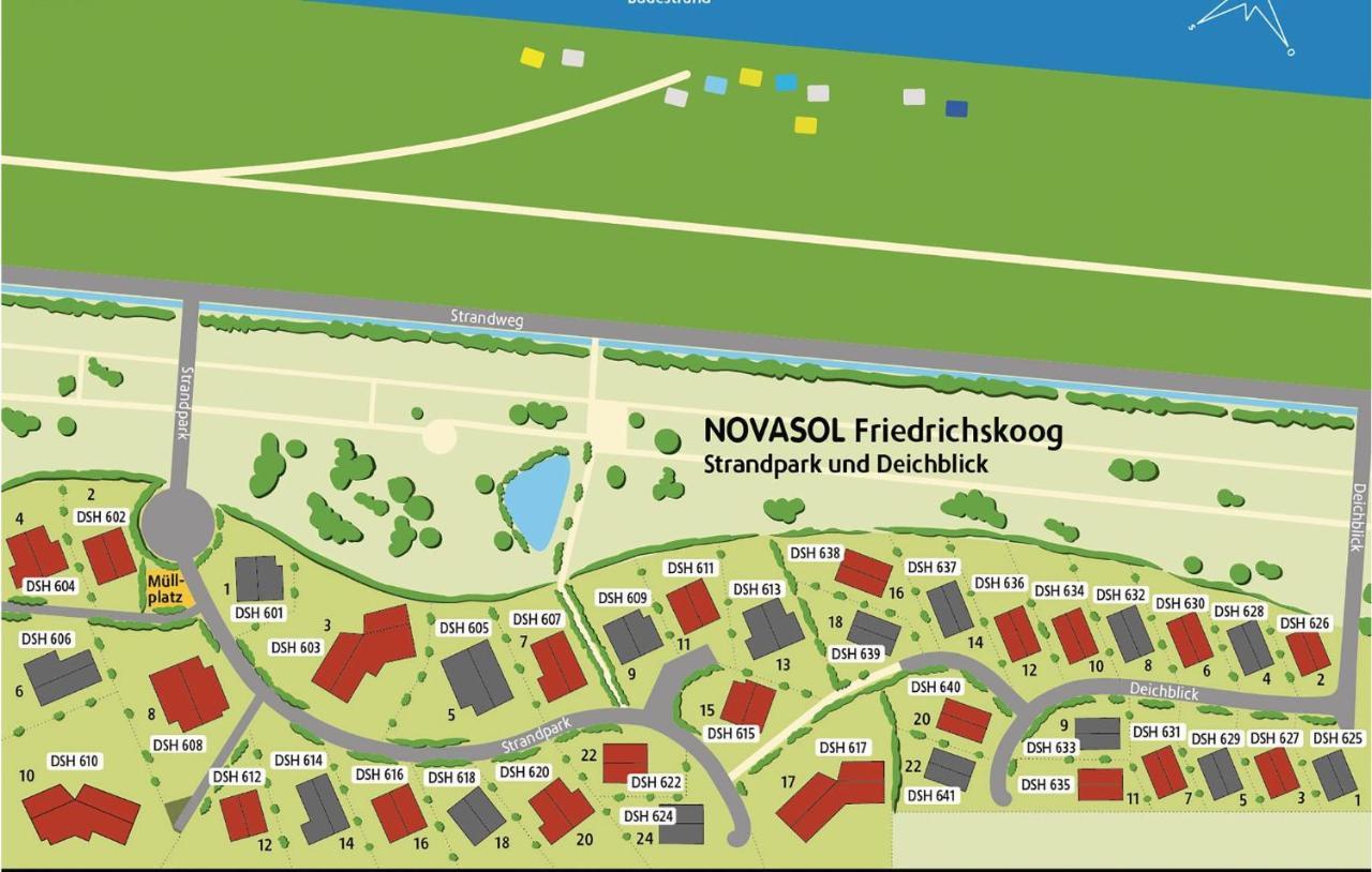 Friedrichskoog-Deichblick 3 Villa Exterior foto